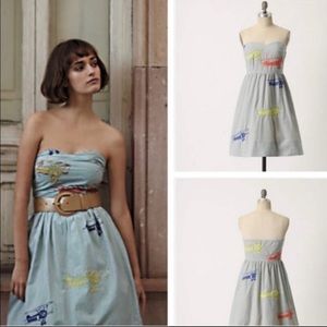 Anthropologie Moulinette Soures Airplane Dress